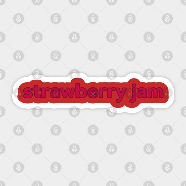 Halloween Costume Shirt STRAWBERRY JAM Sticker by SwagOMart